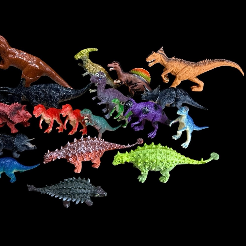 Dinosaur Toys Large Lot 25+ pcs Assorted Types Sizes - Picture 5 of 14